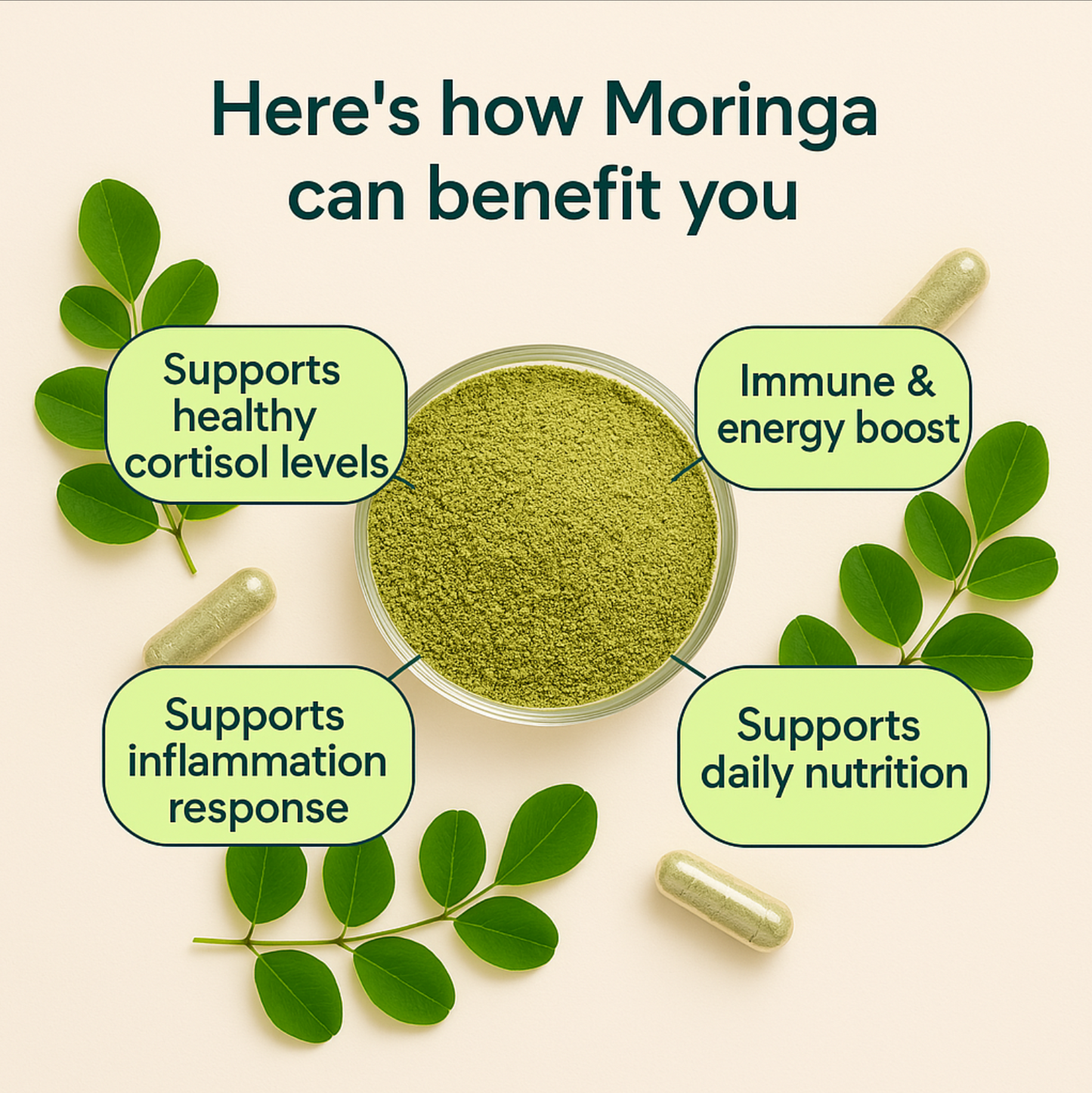 Nurovia Moringa Extract Capsules